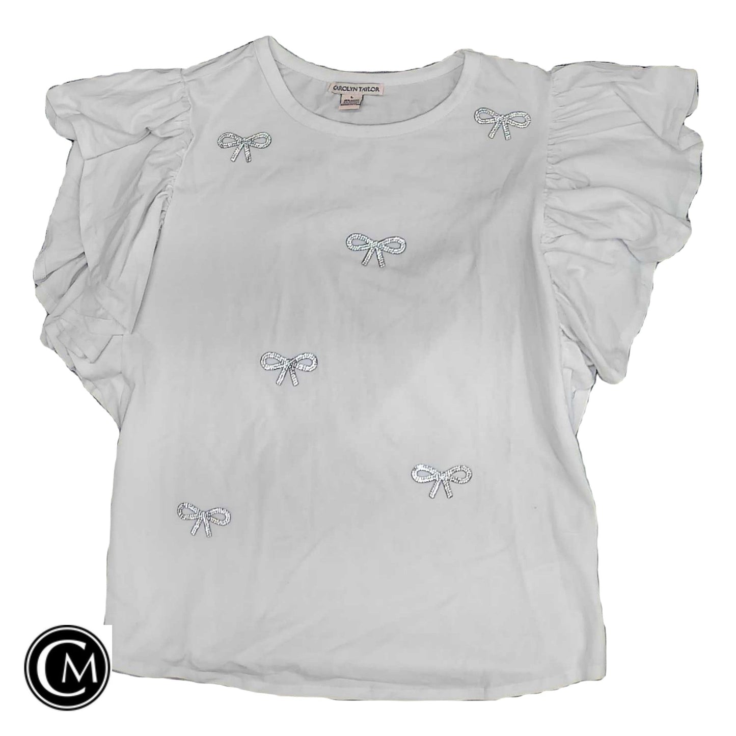 Top Ss By Carolyn Taylor In White, Size: L