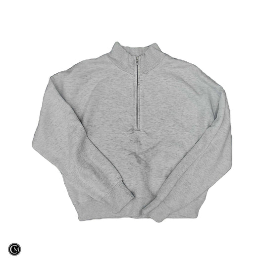 Sweatshirt Collar By Clothes Mentor In Grey, Size: Xl