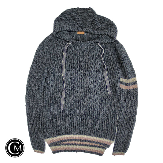 Sweatshirt Hoodie By Pol In Grey, Size: M image 1