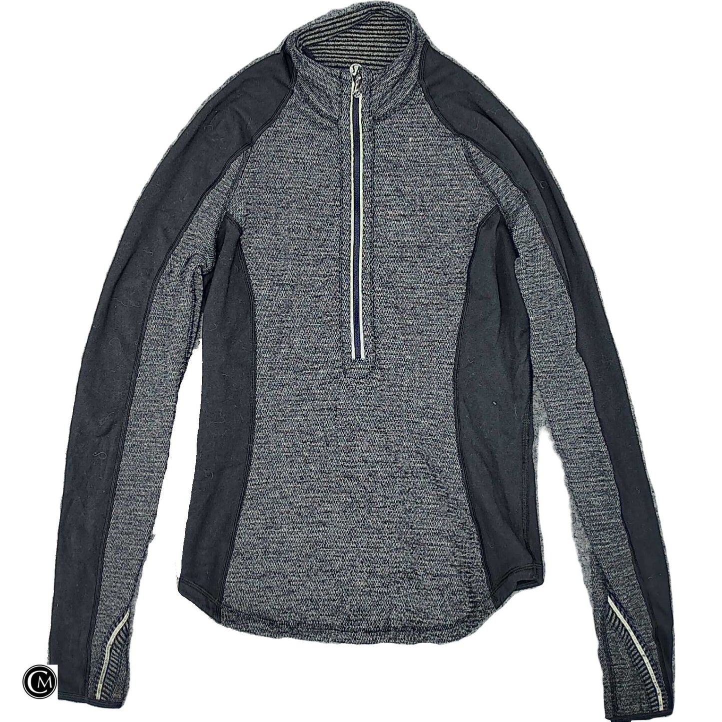 Athletic Jacket By Lululemon In Grey, Size: S