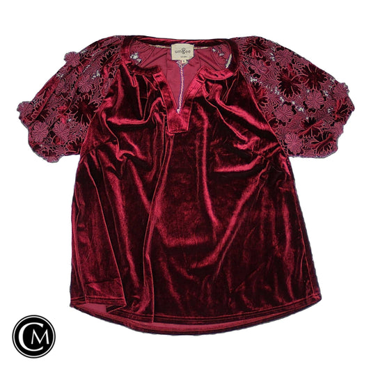 Top Ss By Umgee In Maroon, Size: S