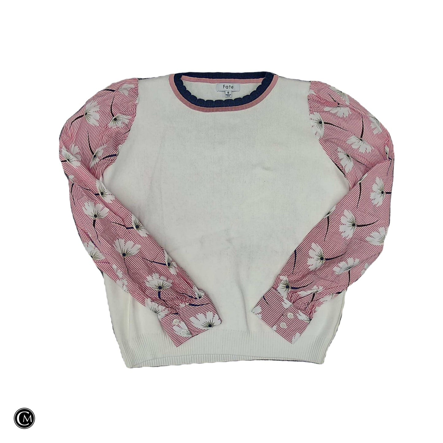 Top Ls By Fate In Pink & White, Size: S