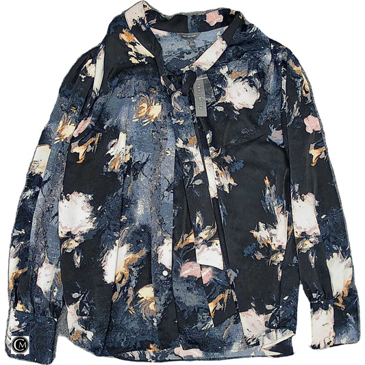 Blouse Ls By Limited In Navy, Size: L