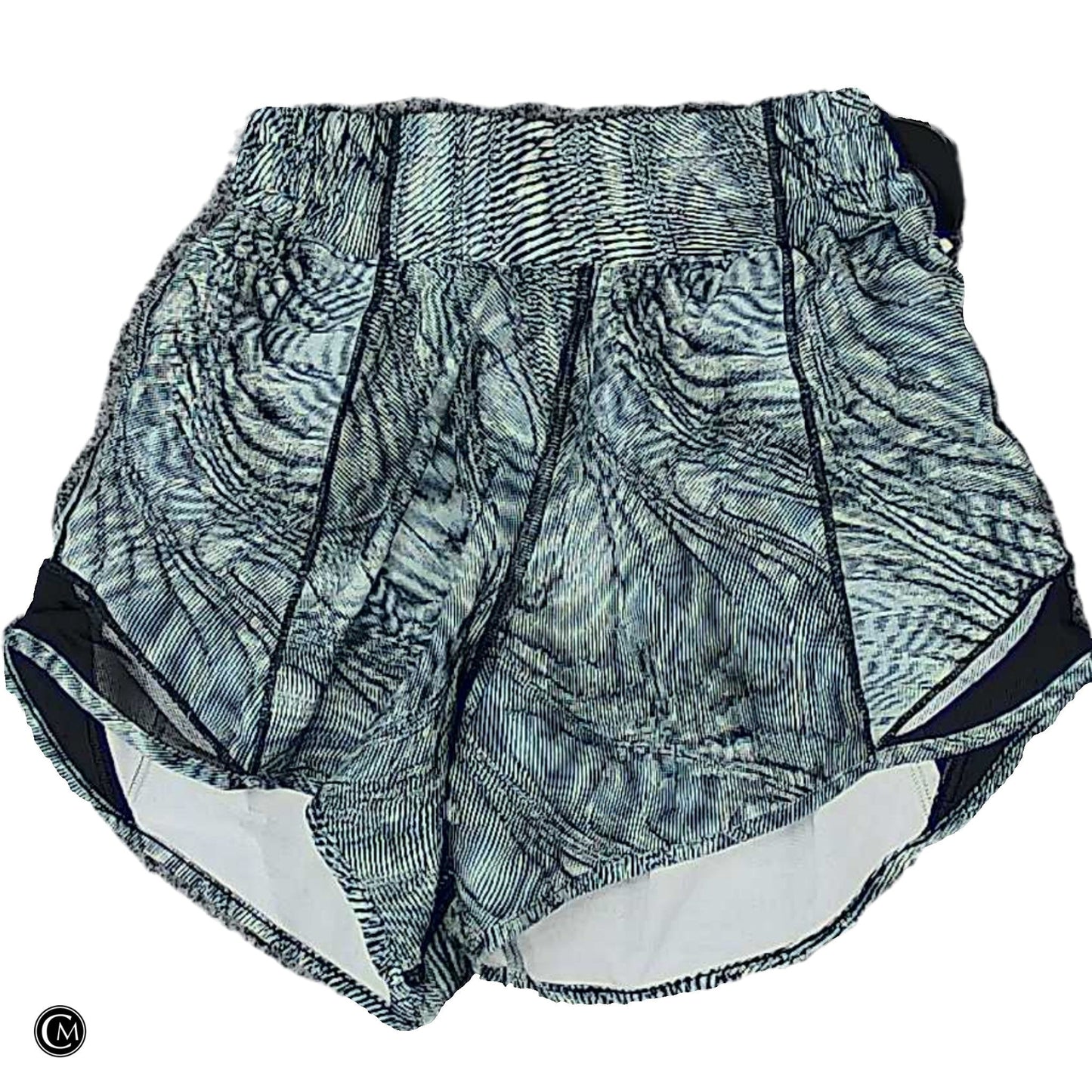 Athletic Shorts By Lululemon In Blue & Green, Size: Xs