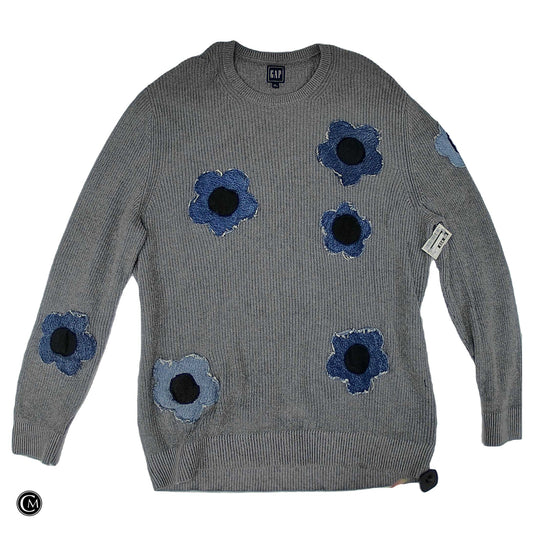 Sweater By Gap In Grey, Size: Xl