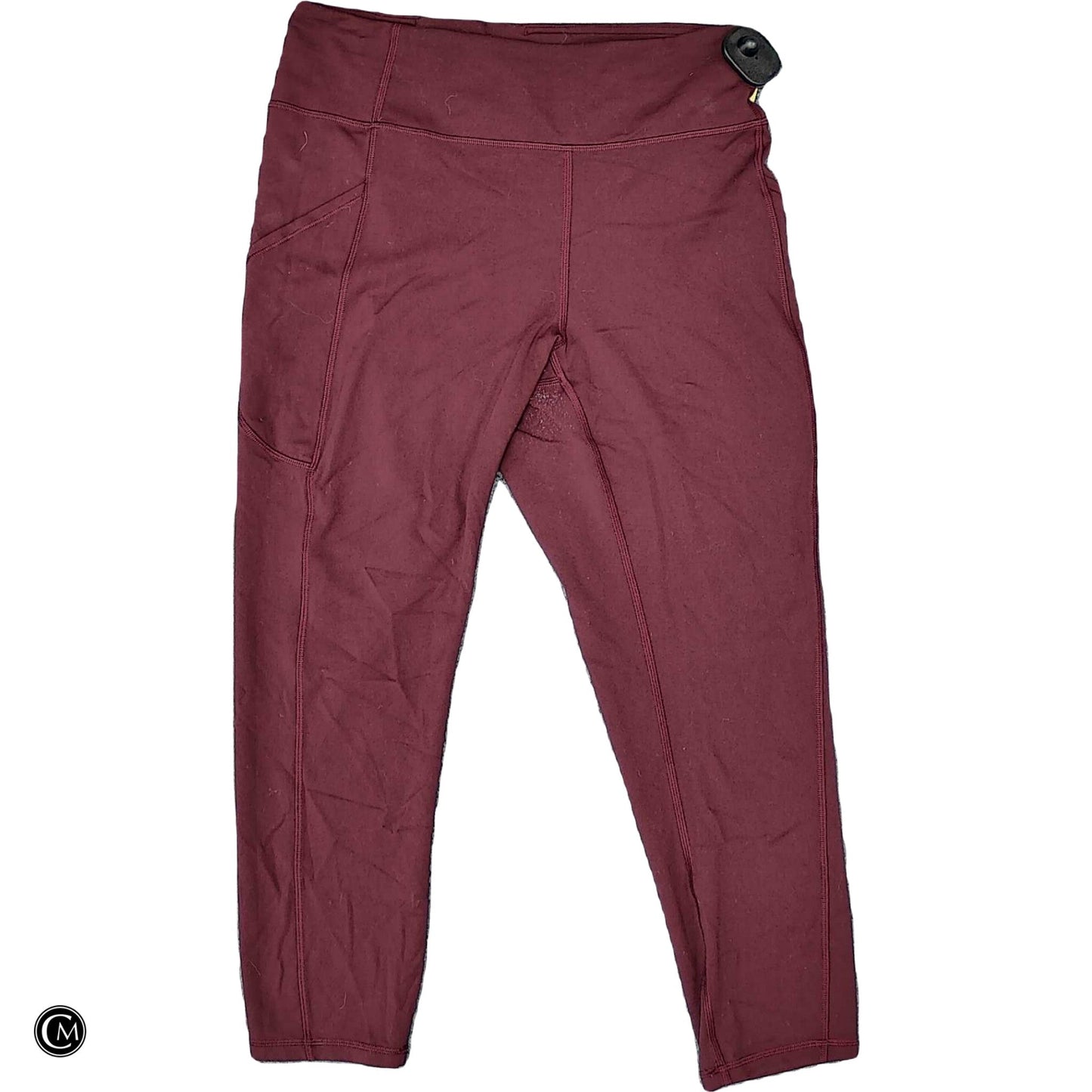 Athletic Leggings Capris By Lululemon In Purple, Size: M
