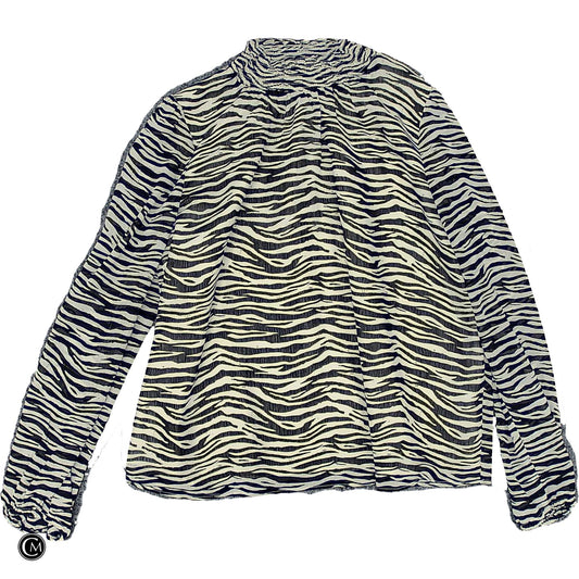 Top Ls By J. Crew In Zebra Print, Size: S