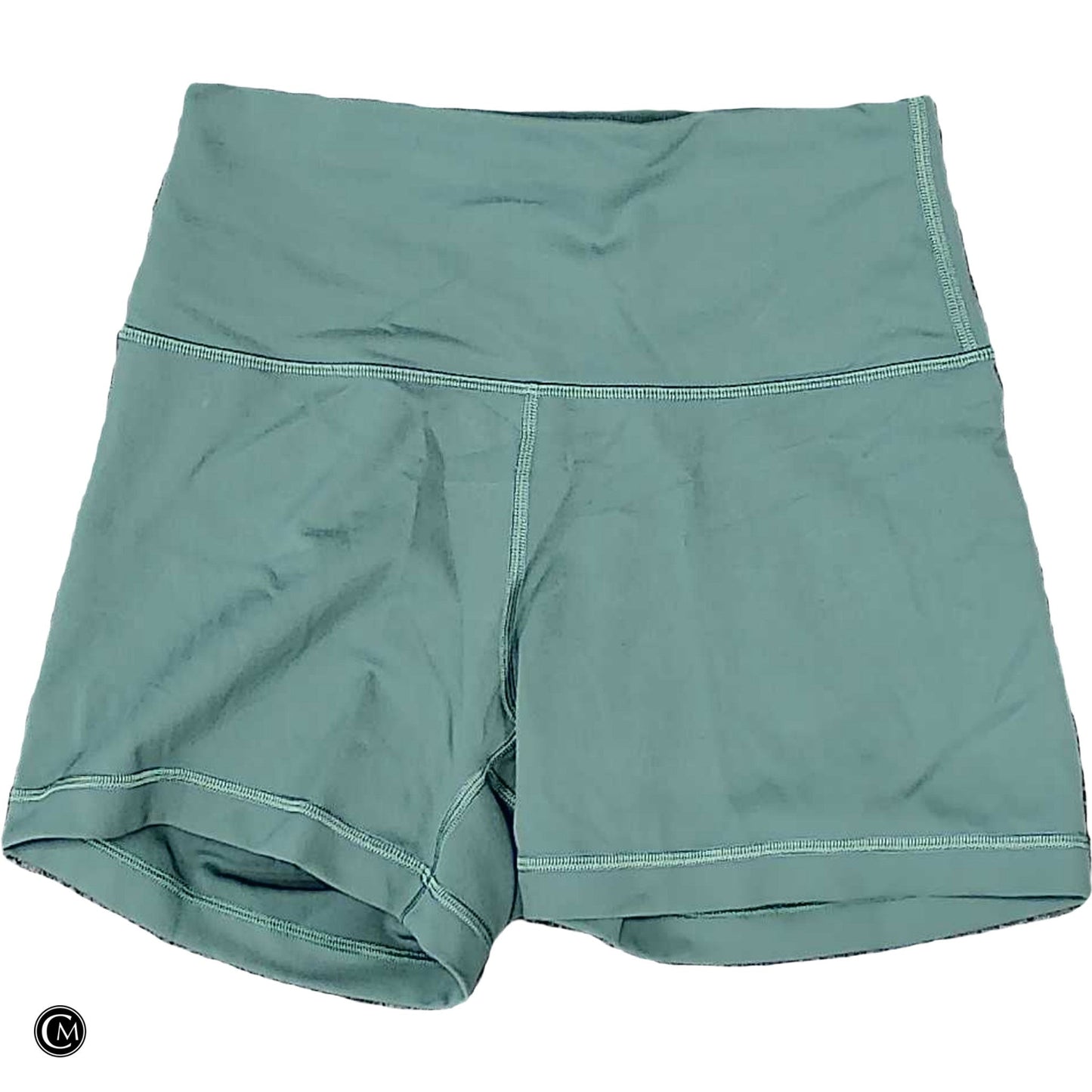 Athletic Shorts By Lululemon In Green, Size: M