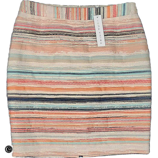 Skirt Mini & Short By Trina Turk In Striped Pattern, Size: Xs