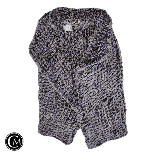 Vest Faux Fur & Sherpa By Soft Surroundings In Purple & White, Size: M