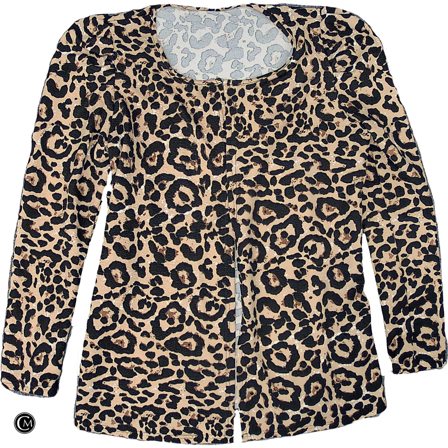 Cardigan In Animal Print, Size: L