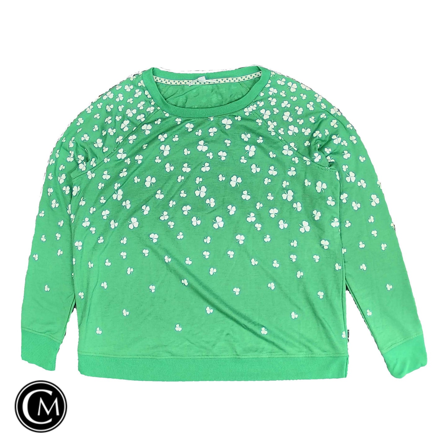 Sweatshirt Crewneck By Jane And Delancey In Green, Size: M