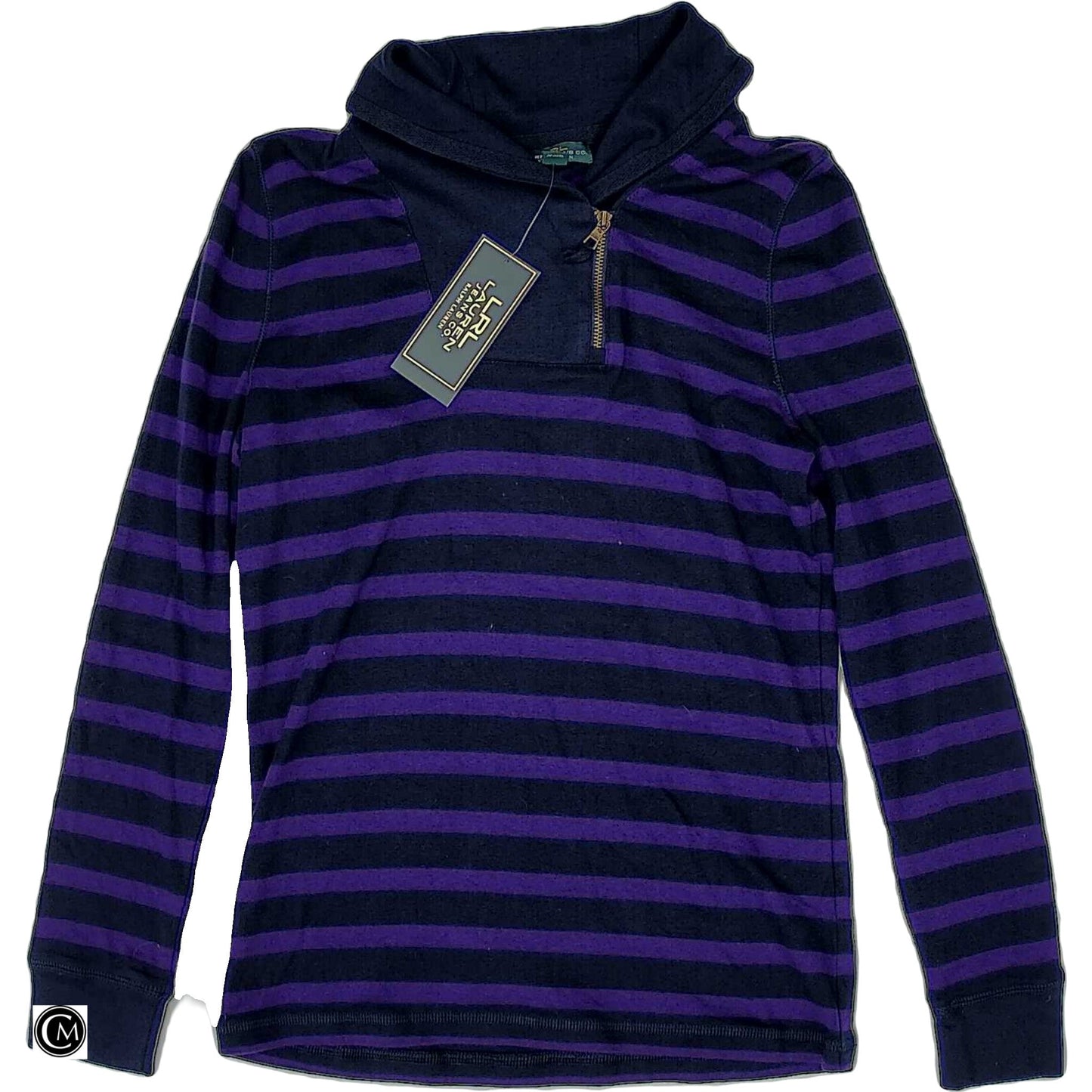 Top Ls By Lauren Jeans Co In Blue & Purple, Size: M