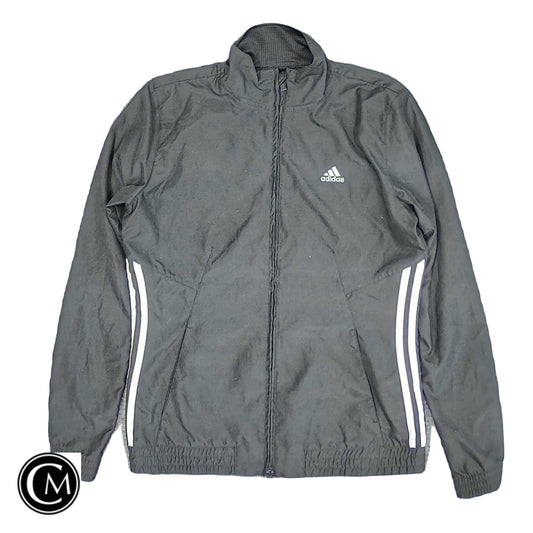 Athletic Jacket By Adidas In Black, Size: S