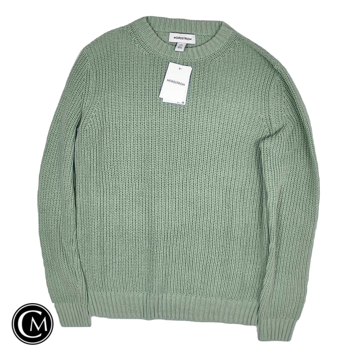 Sweater By Nordstrom In Green, Size: L