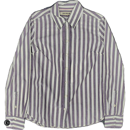 Top Ls By Boden In Purple & White, Size: Sp image 1