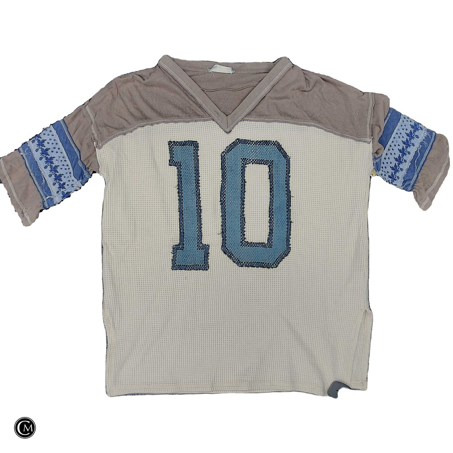 Top Ls By We The Free In Blue & Cream, Size: Xs