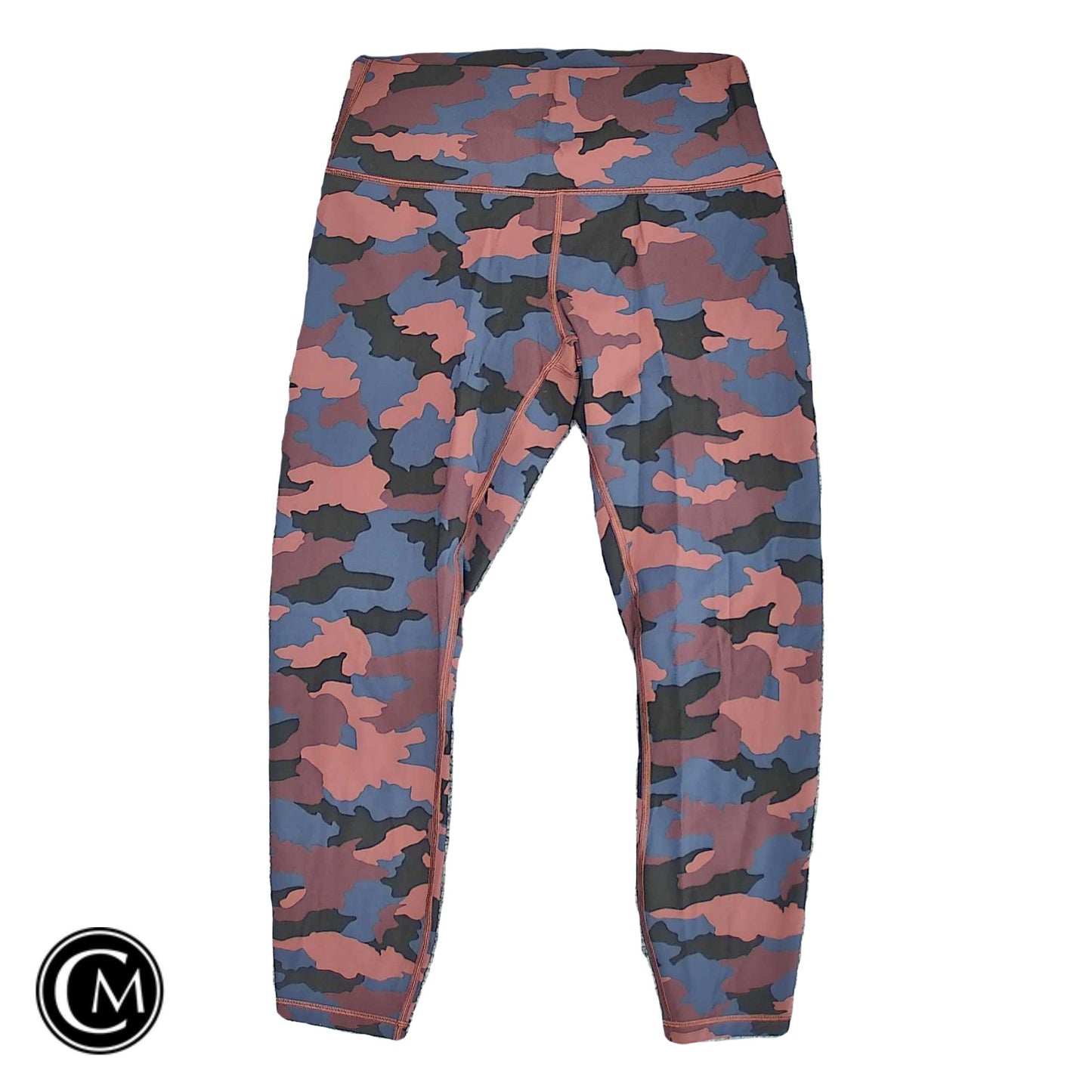 Athletic Leggings By Lululemon In Camouflage Print, Size: 10