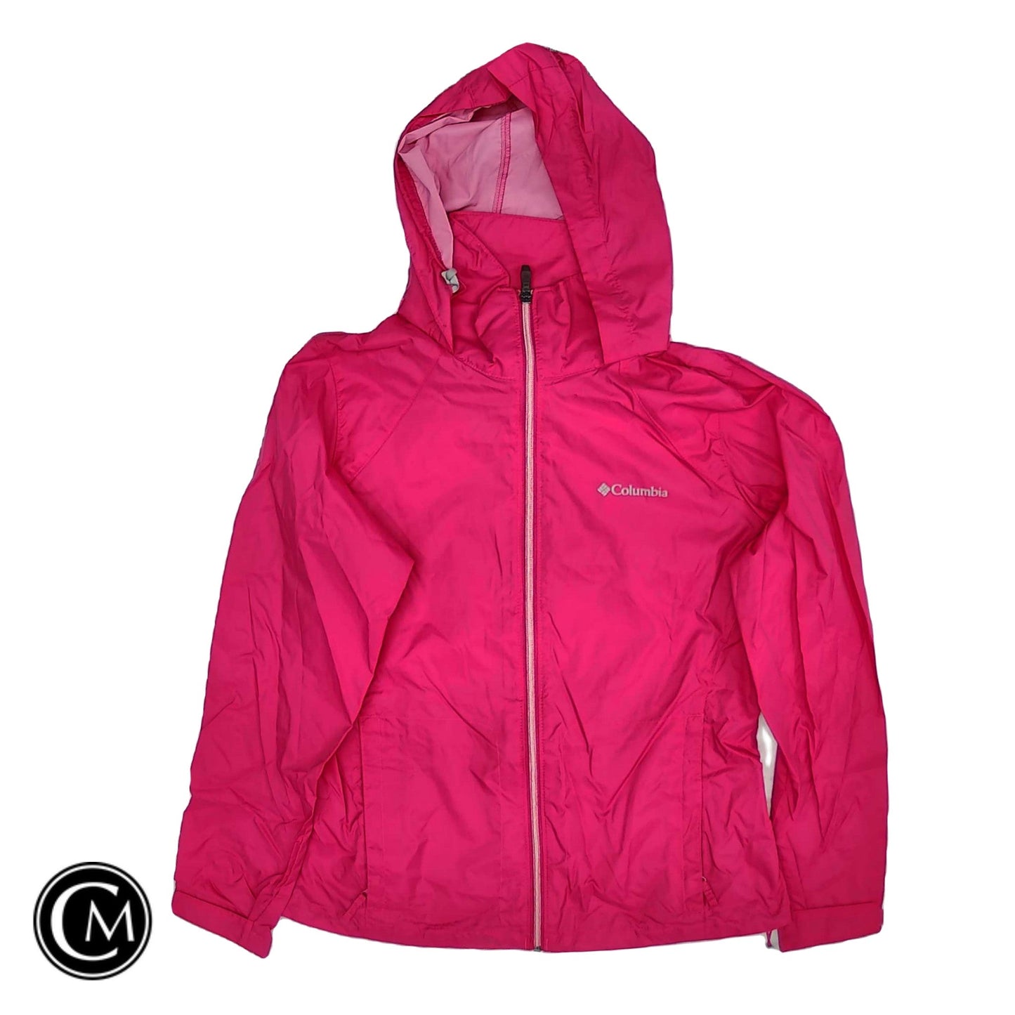 Jacket Windbreaker By Columbia In Pink, Size: M