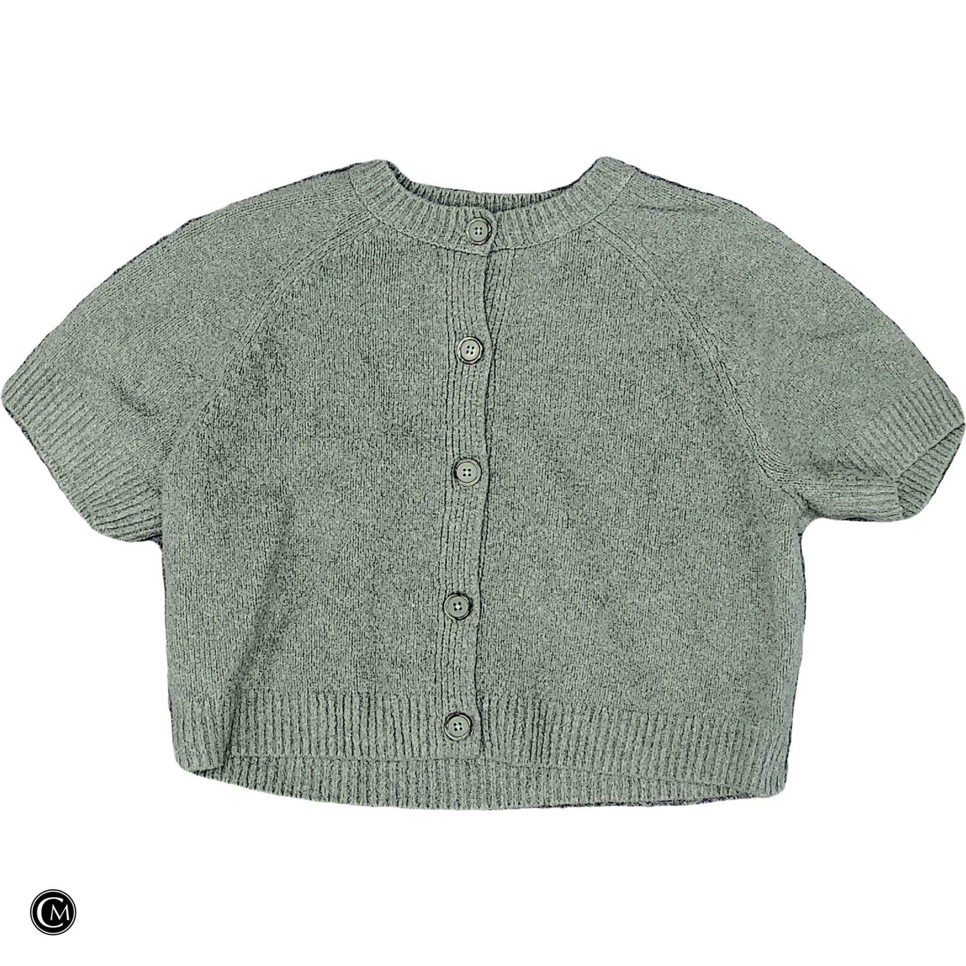 Sweater Cardigan By Universal Thread In Green, Size: L image 1