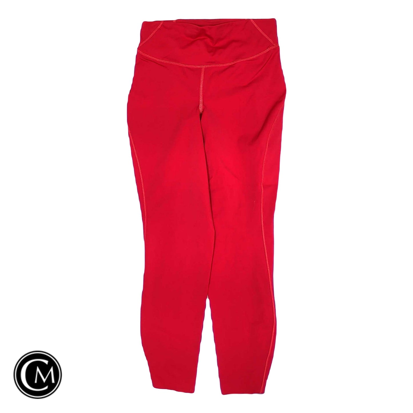Athletic Leggings By Lululemon In Red, Size: 6