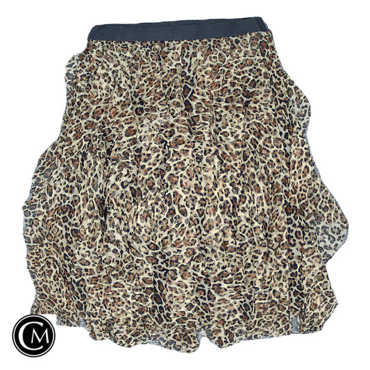 Skirt Midi By Cato In Leopard Print, Size: Xl image 1