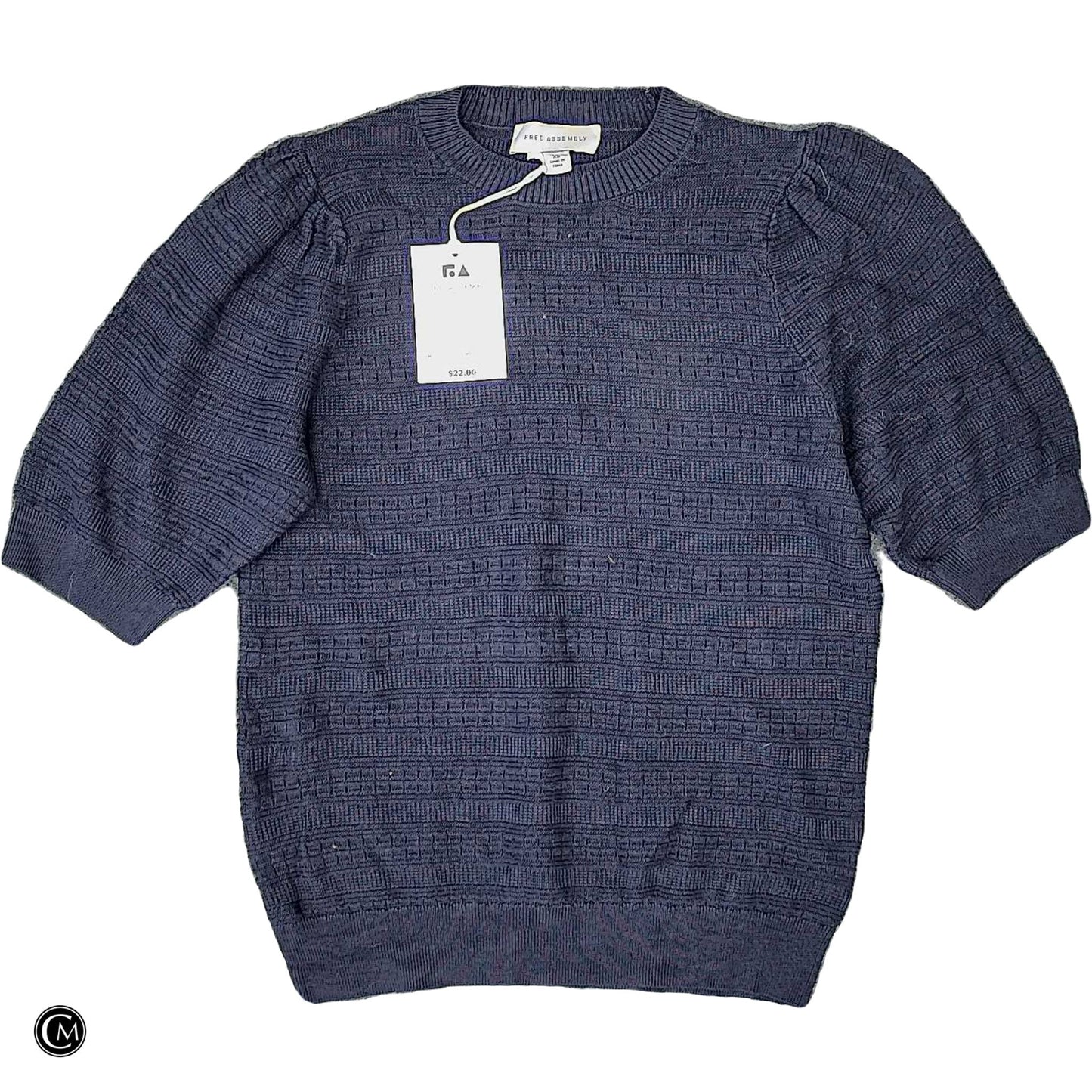 Sweater Ss By Free Assembly In Navy, Size: Xs