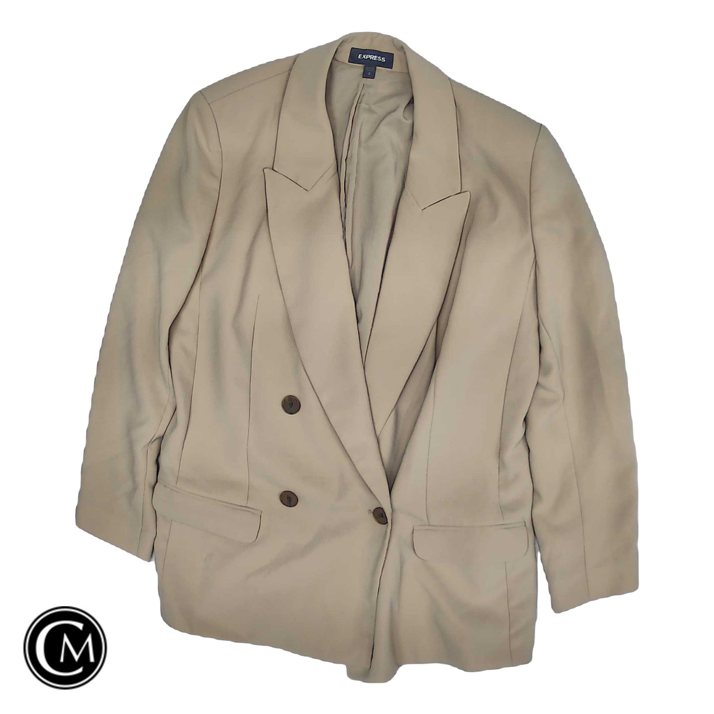 Blazer By Express In Tan, Size: M
