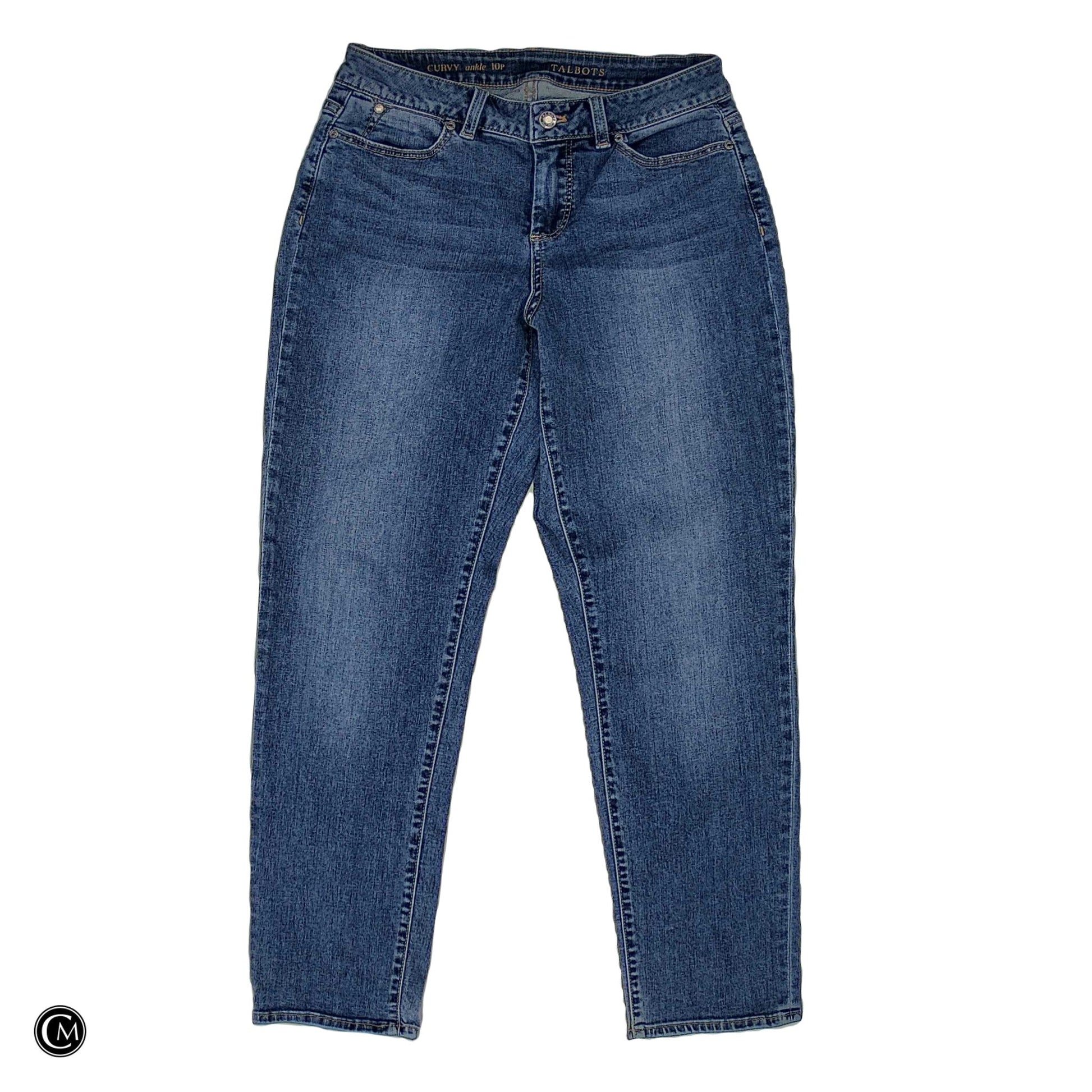 Jeans Boyfriend By Talbots In Blue Denim, Size: 10p image 1
