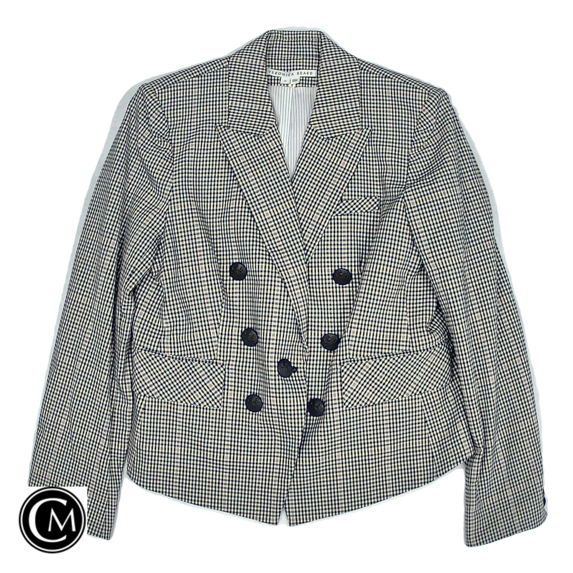 Blazer By Veronica Beard In Black & White, Size: 14 image 1