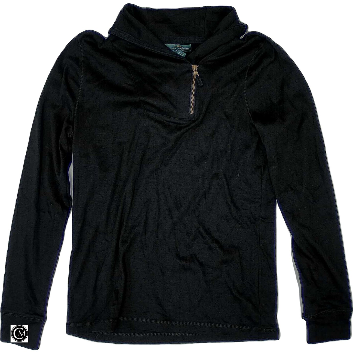 Top Ls By Lauren Jeans Co In Black, Size: M