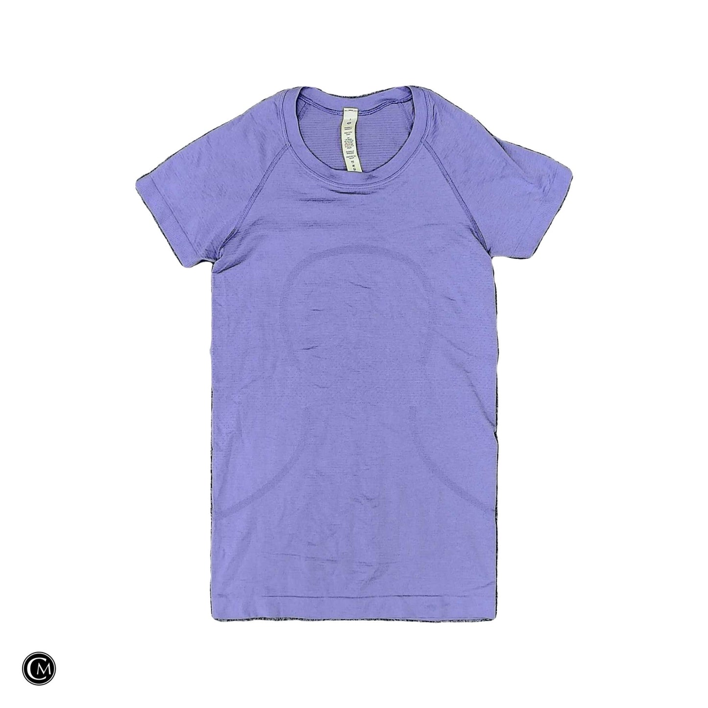 Athletic Top Ss By Lululemon In Purple, Size: Xs