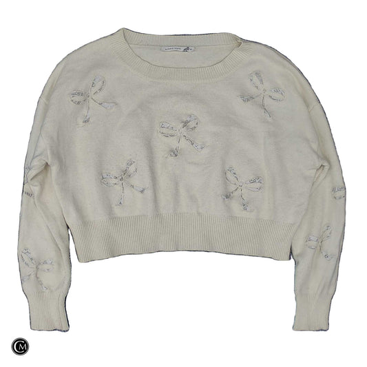 Sweater By Altard State In Cream & White, Size: L