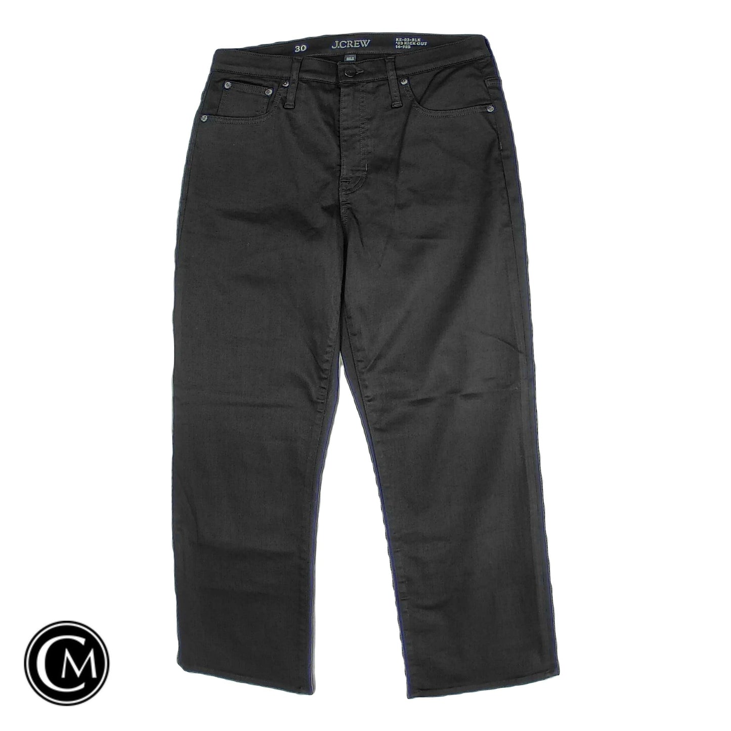 Jeans Cropped By J. Crew In Black, Size: 10