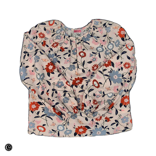 Top Ls Designer By Kate Spade In Orange & Pink, Size: L