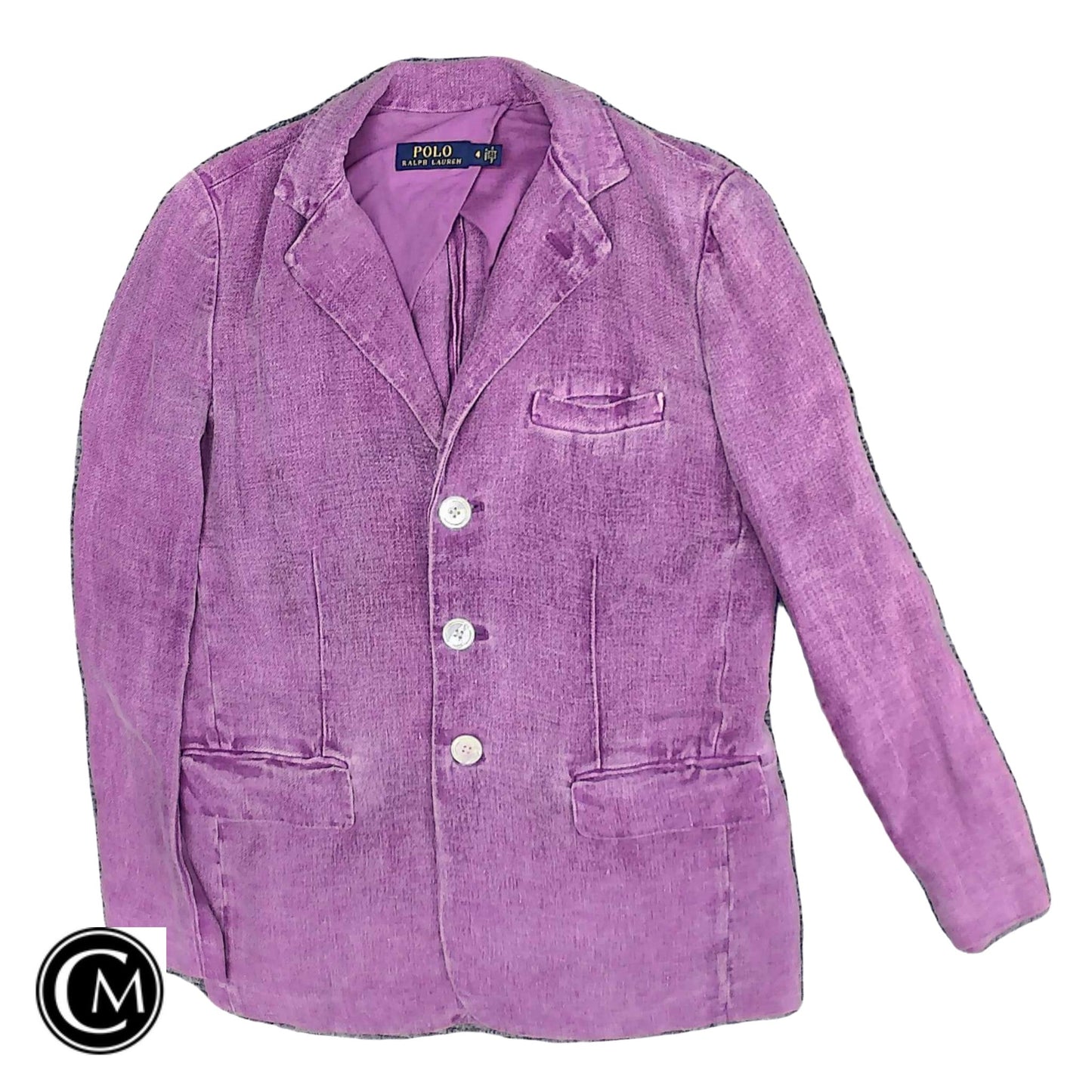 Blazer By Polo Ralph Lauren In Purple, Size: 4