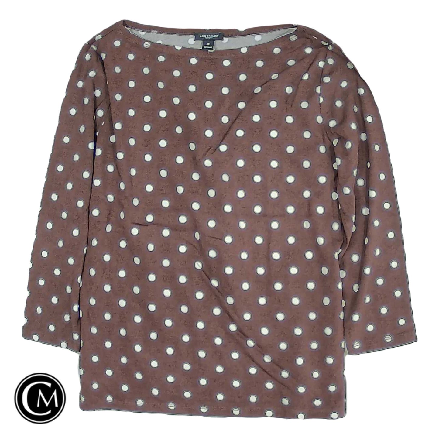 Top Ls By Ann Taylor In Polkadot Pattern, Size: Xs image 1