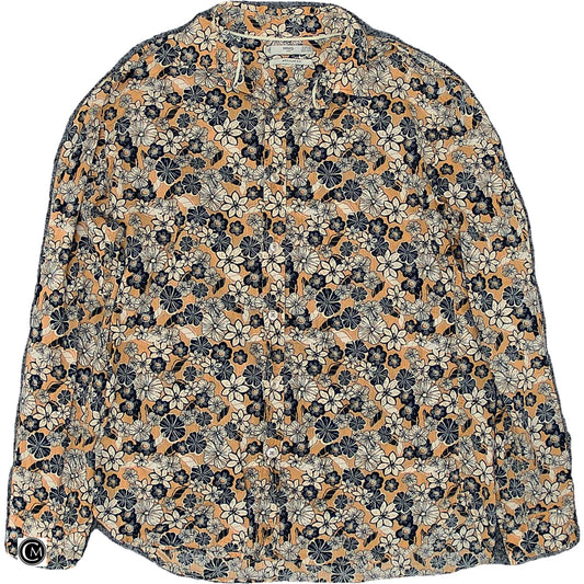 Top Ls By Mng In Blue & Yellow, Size: Xxs