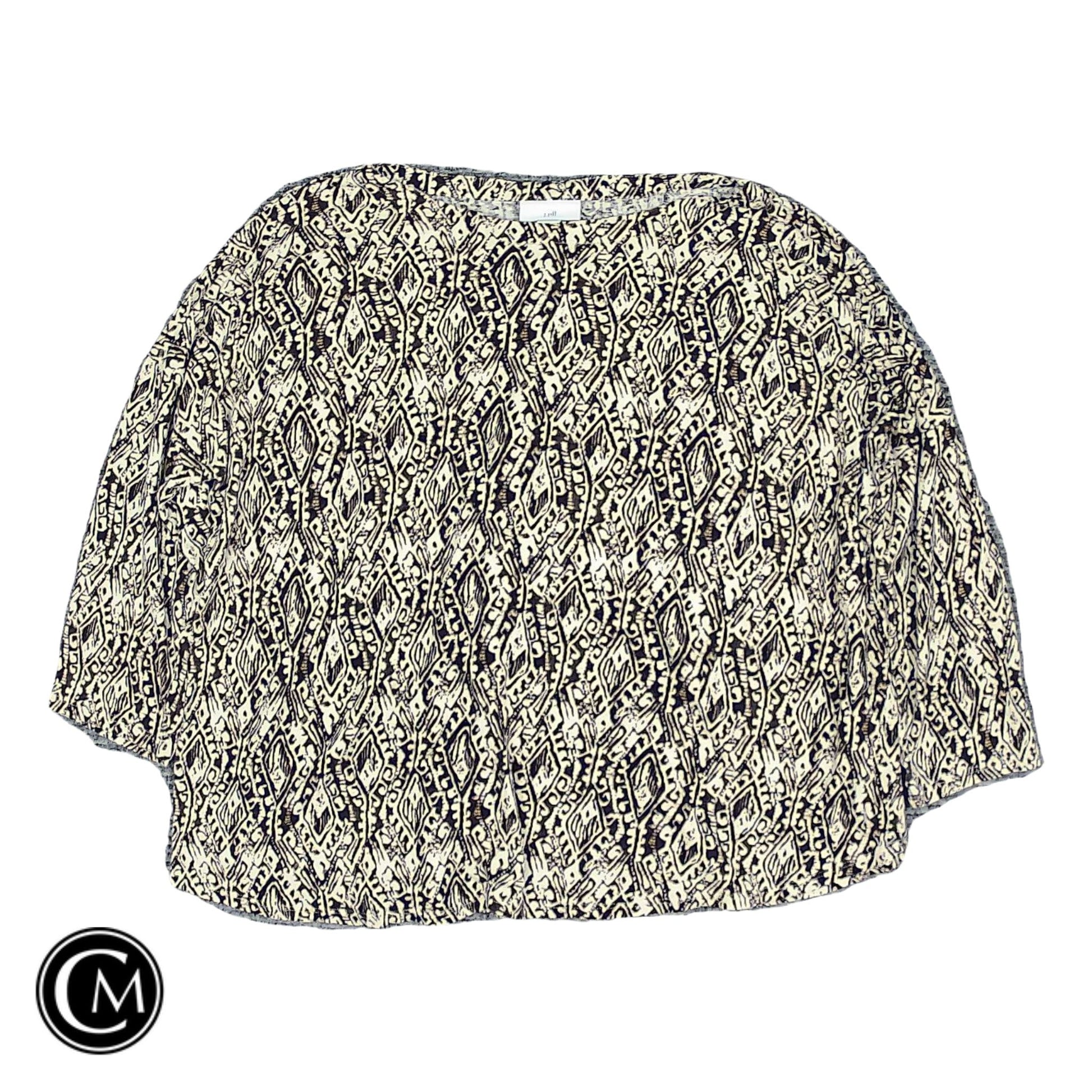 Top Ls By J. Jill In Brown & Cream, Size: L image 1