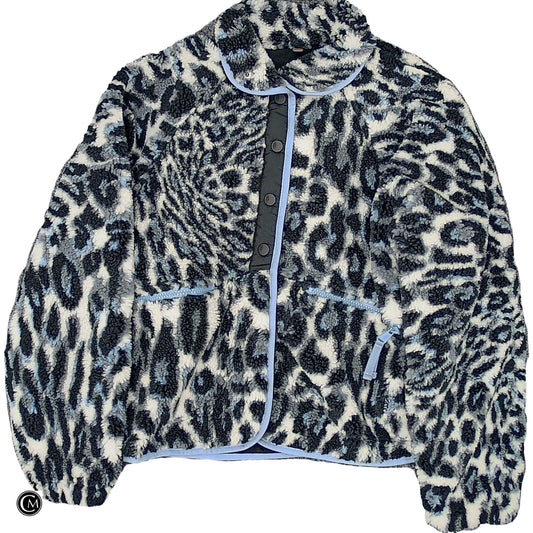 Jacket Faux Fur & Sherpa By Free People In Animal Print, Size: Xs