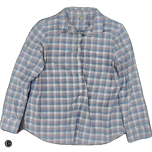 Top Ls By L.L. Bean In Blue & Pink, Size: Mp