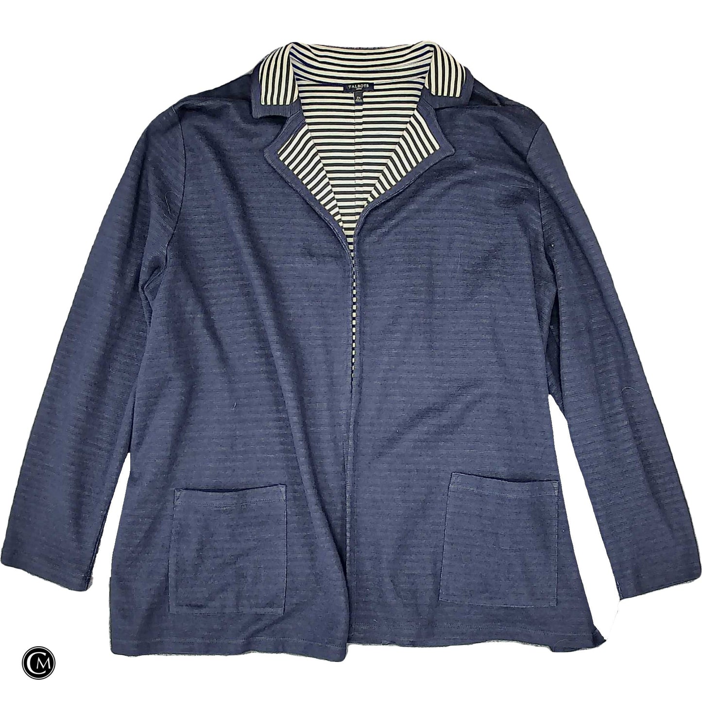 Cardigan By Talbots In Navy, Size: 2x image 1