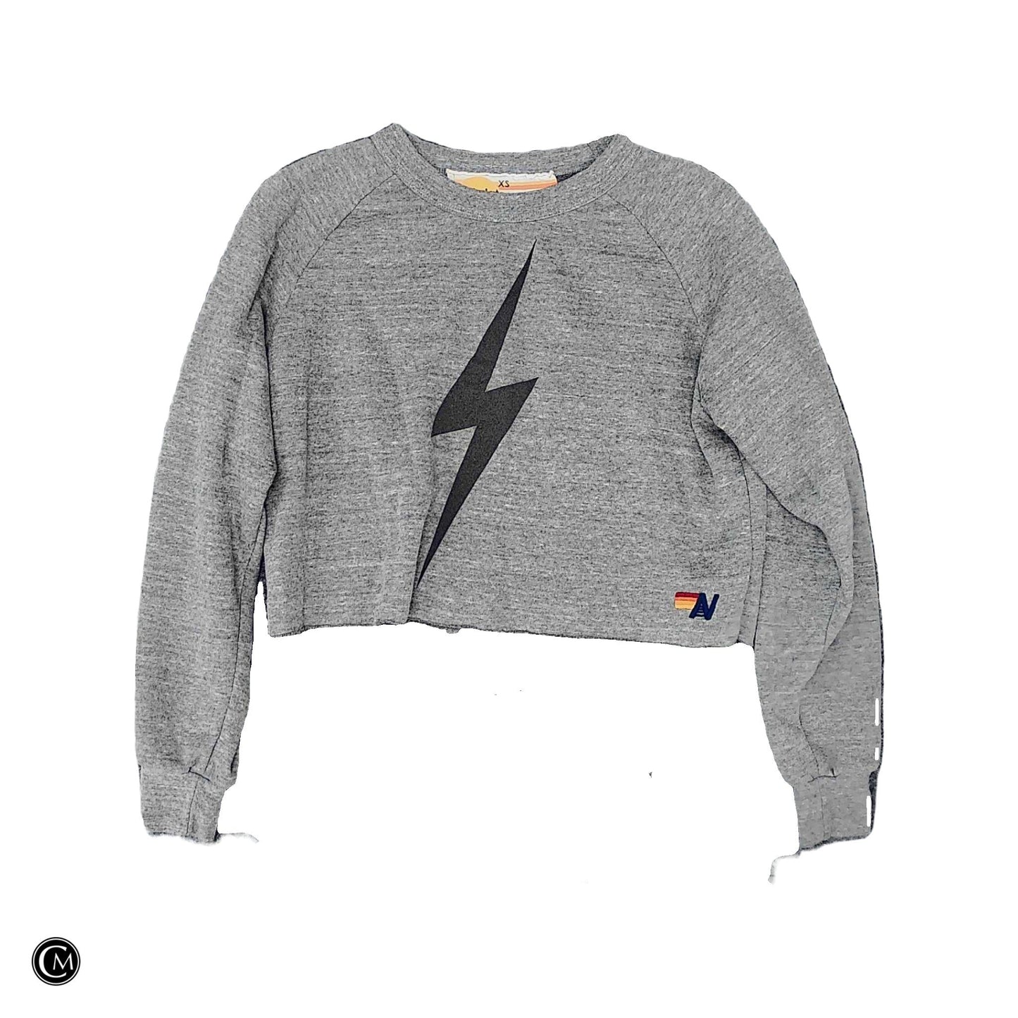 Sweatshirt Collar By Cma In Grey, Size: Xs