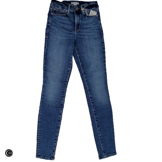 Jeans Skinny By Good American In Blue Denim, Size: 0