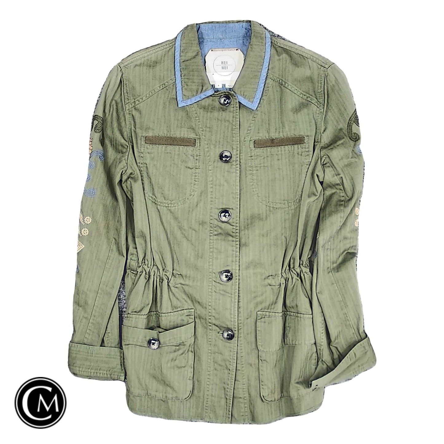 Jacket Utility By Anthropologie In Green, Size: S