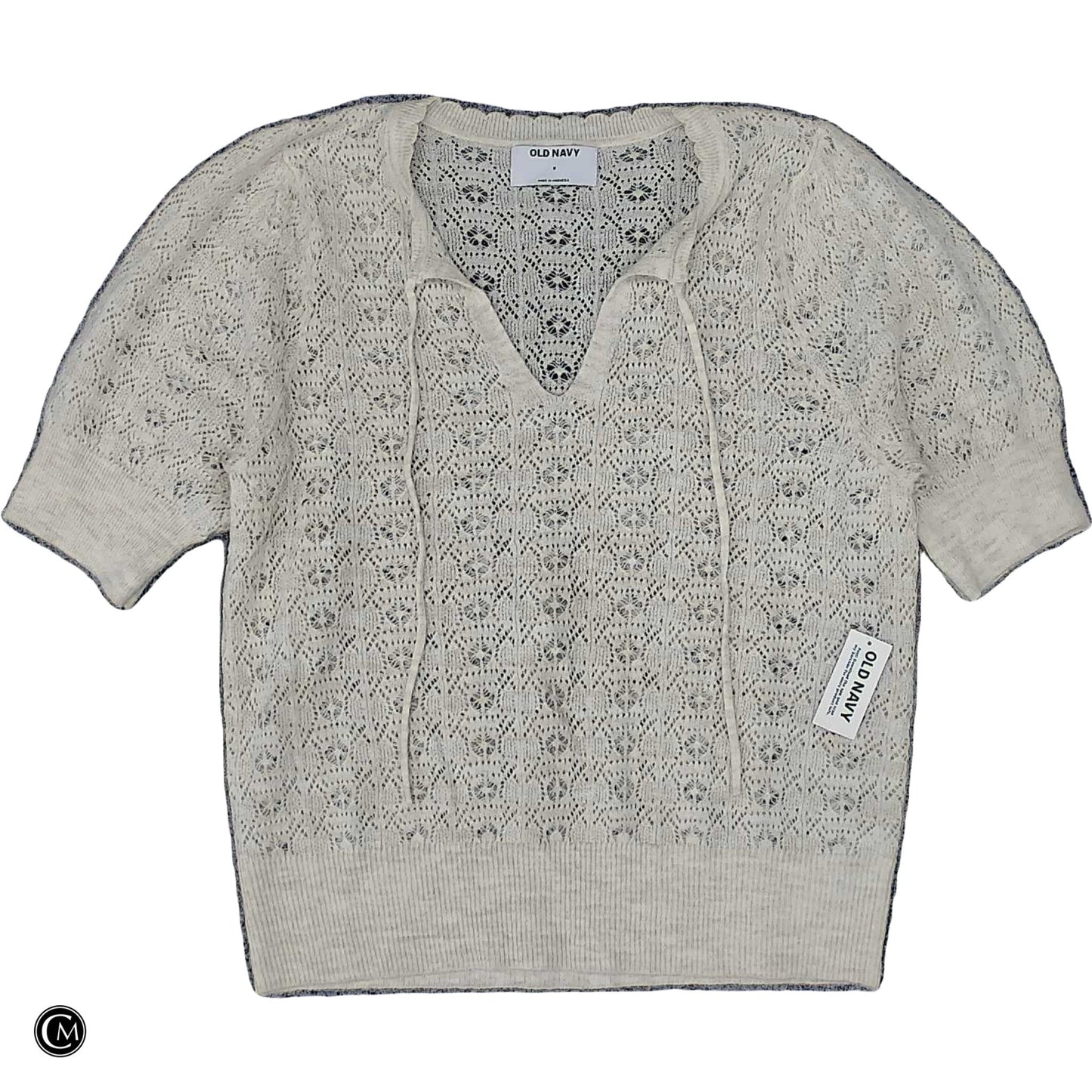 Sweater Ss By Old Navy In Cream, Size: S