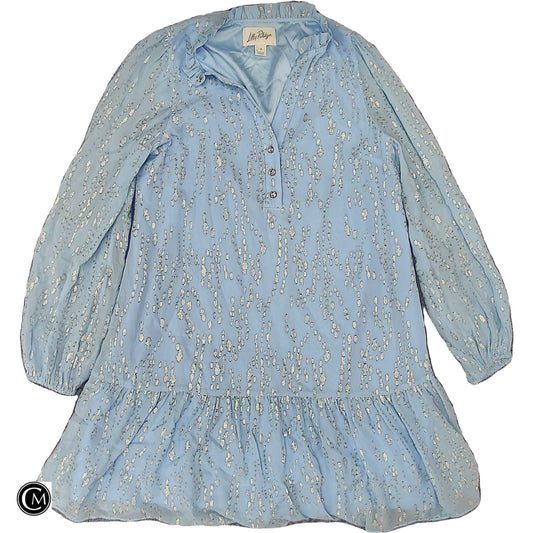 Dress Designer By Lilly Pulitzer In Blue & Gold, Size: S