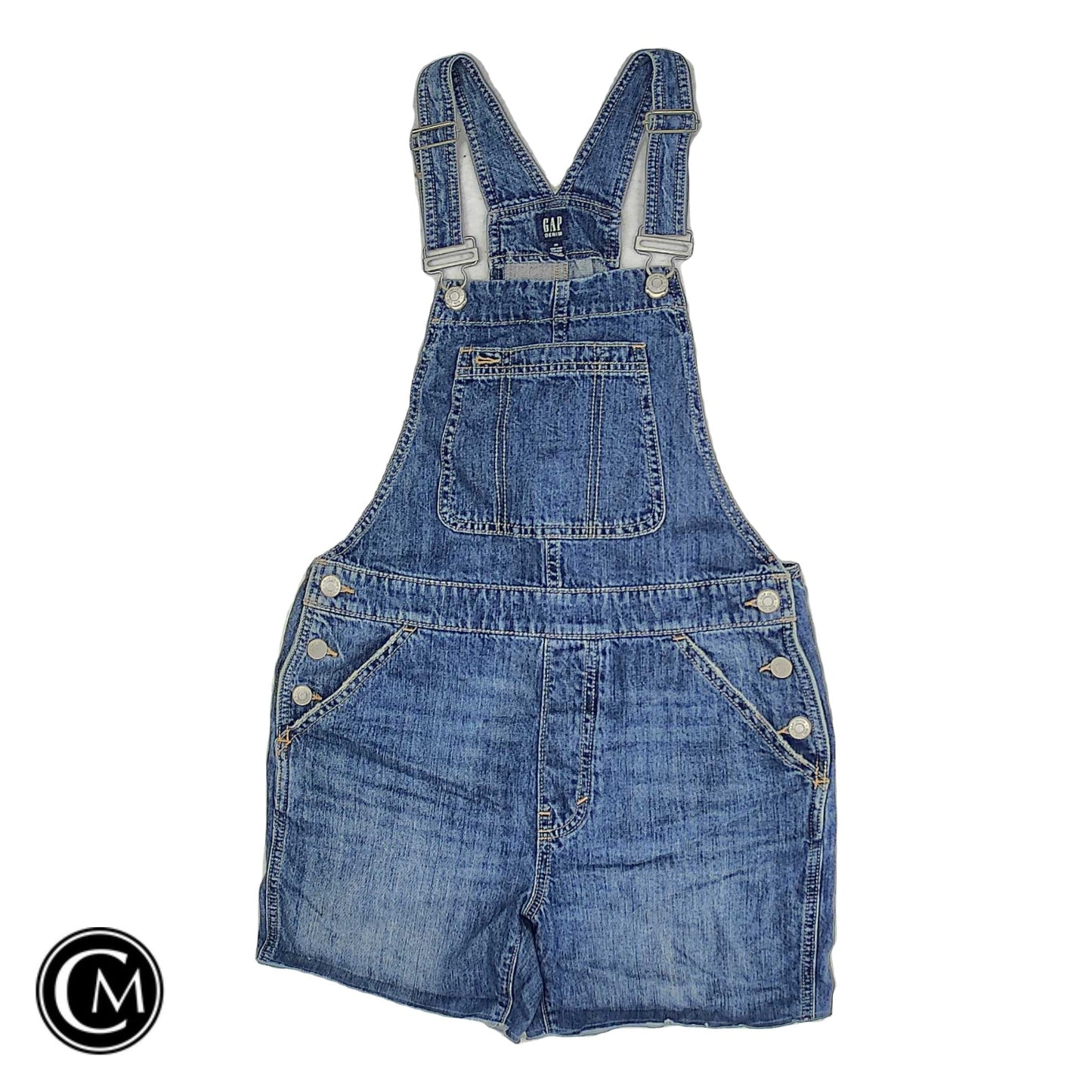 Shortalls By Gap In Blue Denim, Size: Xs