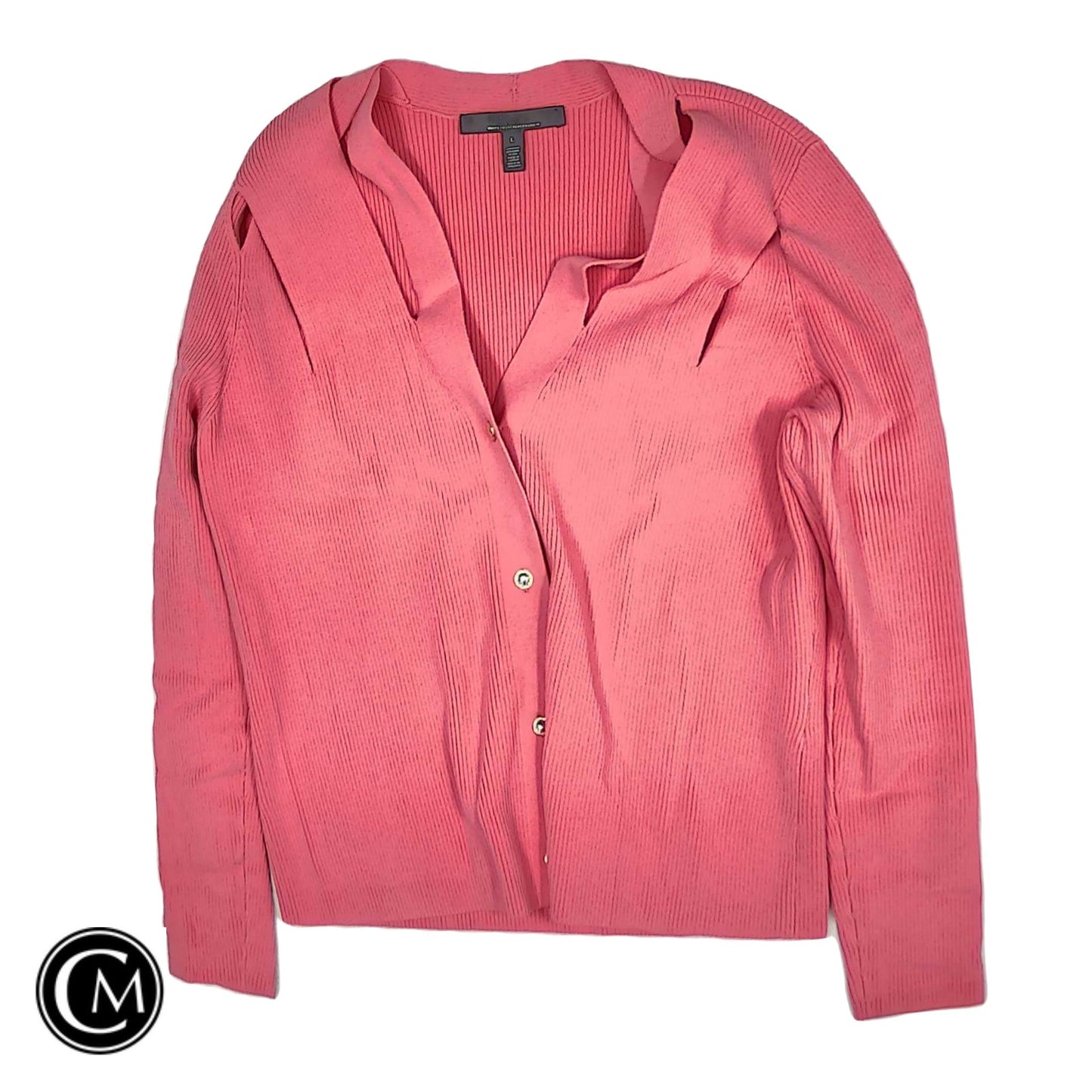 Cardigan By White House Black Market In Pink, Size: L