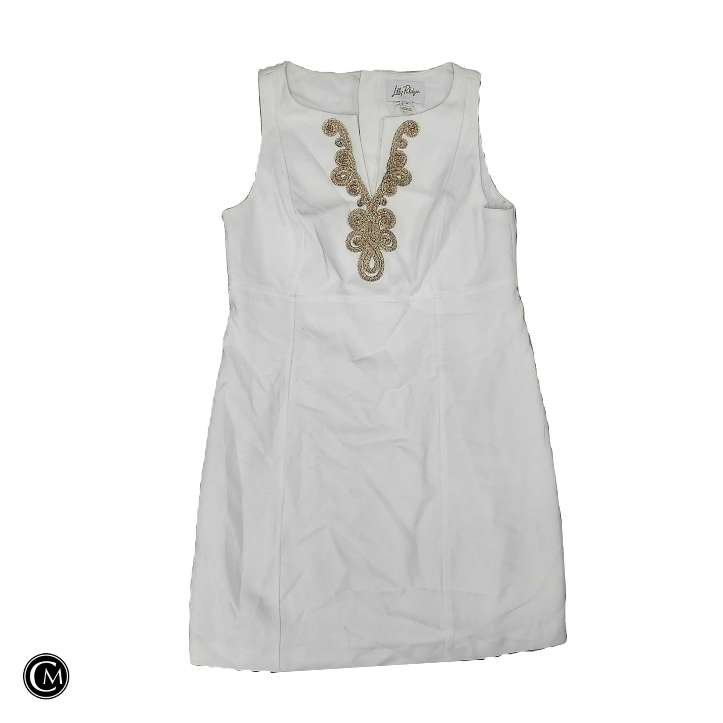 Dress Designer By Lilly Pulitzer In Brown & White, Size: S